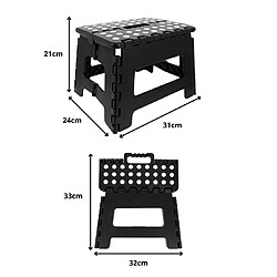 Avis Venteo - Marche Pied Pliant - Résiste jusqu'à 150kg de charge - Pliable - 31.5 x 25.5 X 22 cm - Noir