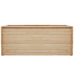 vidaXL Lit surélevé de jardin 200x50x80 cm Bois de pin 19 mm