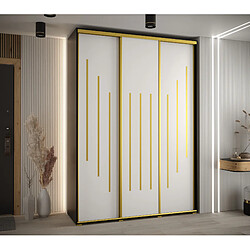 Abiks Meble Armoire DAVOS 8 À Portes Coulissantes 235,2/170/60 3 Portes