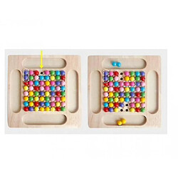 Universal Puzzle en bois pour enfants Puzzle Beads Elimination 2 en 1 Jouet Entraînement centralisé