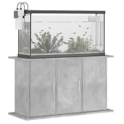 Avis vidaXL Support pour aquarium gris béton 101x41x58 cm bois d'ingénierie