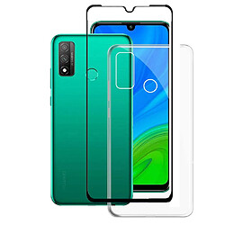 Xeptio Protection Huawei PSmart 2020 : Coque Gel de Protection en TPU Invisible arrière Transparente ET Protection écran Full Cover Noir