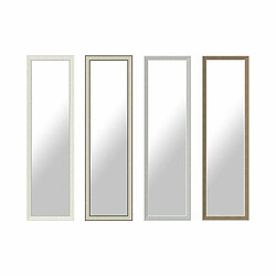 Miroir mural DKD Home Decor 35 x 2 x 125 cm Verre Gris Marron Blanc polystyrène (4 Pièces)