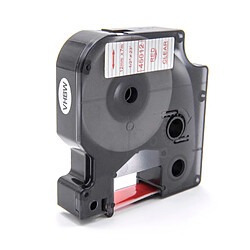 Cassette à ruban vhbw12mm pour Dymo LabelMaker PC, PC2, 1000, 1000+, 2000, 3500, 4500, 5000, 5500. Remplace: Dymo D1, 45012.