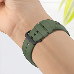 Acheter Avizar Bracelet pour Oppo Watch 3 Silicone Soft-Touch Sange à Trous vert foncé