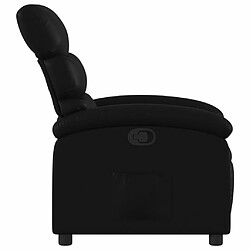 Acheter Maison Chic Fauteuil inclinable,Fauteuil luxe de relaxation Noir Similicuir -MN73693