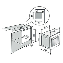 Acheter Four intégrable multifonction 73l 60cm pyrolyse - sop6416lx - SAUTER