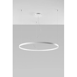 Luminaire Center Plafonnier Rio Aluminium blanc 1 ampoule 5,3cm