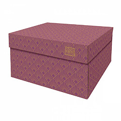 Dutch Design Brand Boite de rangement Velvet Violet 39,5x32x21cm