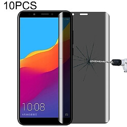 Wewoo Film de verre trempé Pour Huawei Honor Play 7C 10 PCS 9H Dureté de la Surface Protection de l'écran anti-reflets de 180 degrés