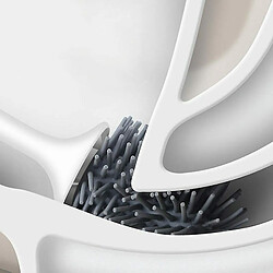 Avis Universal Porte-brosse de toilette en silicone(blanche)