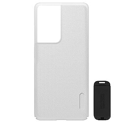 Coque Samsung S21 Ultra Support Vidéo Super Frosted Shield Nillkin Blanc