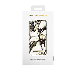 Avis iDeal of Sweden Étui Galaxy S21 - Calacatta Golden Marbre