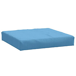 Acheter vidaXL Coussins de palette lot de 3 bleu mélangé tissu