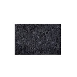 Acheter Beliani Tapis en cuir noir 160 x 230 cm KASAR