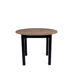 Vivaldi Table HARRY 102-142 cm Chene Riviera/Noir