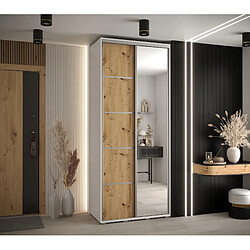 Abiks Meble Armoire DAVOS 5 À Portes Coulissantes 235,2/120/60 2 Portes