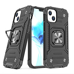 Coque en TPU antichoc, hybride avec béquille à anneau pour voiture noir pour votre Apple iPhone 13 6.1 pouces