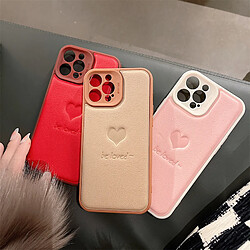 Avis GUPBOO Étui pour iPhone13ProMax étui pour téléphone portable simple love coque souple de couleur unie