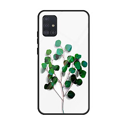 Coque en TPU verre de surface d'impression arbre pour votre Samsung Galaxy A51