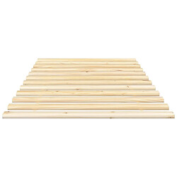 Vidaxl Lattes de lit 80x200 cm bois de pin massif