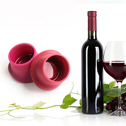 Vin De Silicone Outils De Bar Couvercle De Bouteille De Bière Bouchon Boisson Bouchon Cuisine Rouge