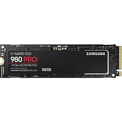 Samsung 980 Pro Interne SDD 500Go M.2 6900Mo/s PCI Express 4.0 NVMe Noir