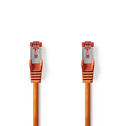 NEDIS Câble Réseau Cat 6 S/FTP RJ45 Mâle - RJ45 Mâle 15 m Orange