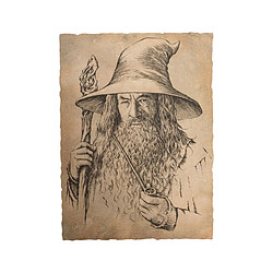 Weta Collectibles Le Hobbit - Impression Art Print Portrait of Gandalf the Grey 21 x 28 cm