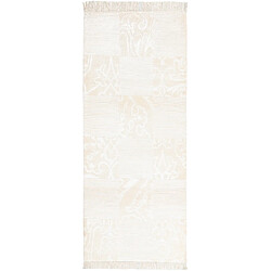 Vidal Tapis de couloir en laine 203x81 beige Darya