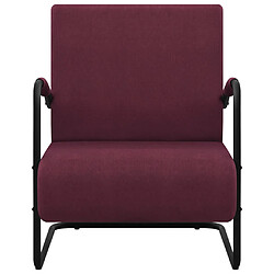 vidaXL Fauteuil Violet Tissu