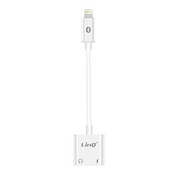 Adaptateur Audio et Charge iPhone vers Jack 3.5mm Lightning Compact LinQ Blanc