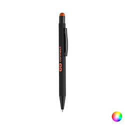 Totalcadeau Stylo bleu avec pointe en caoutchouc avec encre bleu Couleur - Orange pas cher