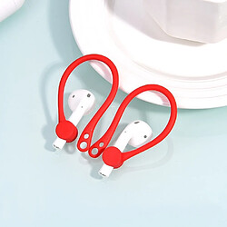 Wewoo Casque sans fil lanyard anti-perte pour Apple AirPods 1/2 Rouge 