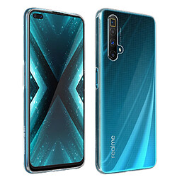 Avizar Coque Realme X50 / 6 Pro / X3 Superzoom Souple et Film Verre Trempé Contour noir