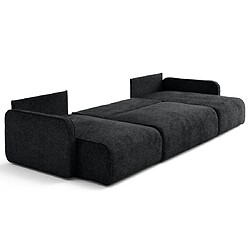 Acheter Lisa Design Apolline - canapé panoramique en U 7 places convertible avec coffres en tissu moucheté