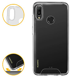 Avizar Coque Huawei Y6 2019 / Y6S et Honor 8A Cristal Bi-matière Antichocs Transparent pas cher