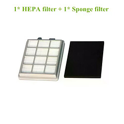 1 filtre HEPA et 1 éponge pour aspirateur électrique, accessoires, pièces détachées pour aspirateur, pour aspirateur, pour aspirateur, pour aspirateur, pour les modèles Z1850, Z1860, Z1850, Z1880