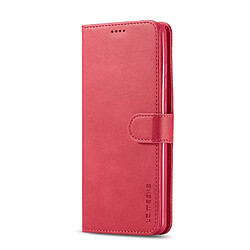 Etui en PU avec support rose pour votre Samsung Galaxy S20 Ultra