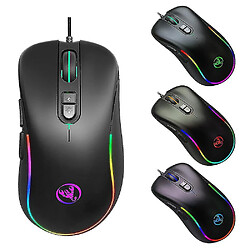 Universal RVB Macro Programming Game Mouse Les touches 7 peuvent désactiver les lumières prennent en charge divers jeux Wired Mouse pas cher