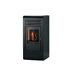 Poêle à granulés de bois 8kw bordeaux - 112069 - SUPRA