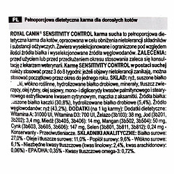 Aliments pour chat Royal Canin Sensitivity Control Canard Riz 1,5 Kg