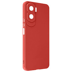 Avizar Coque pour Honor 90 Lite Silicone Soft Touch Mate Anti-trace Rouge