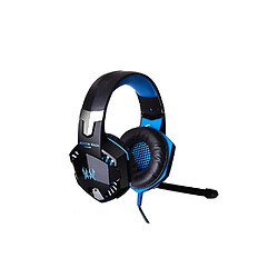 Acheter Universal G2000 par oreille stéréo basse jeux casque casque casque avec micro led pour jeux pc