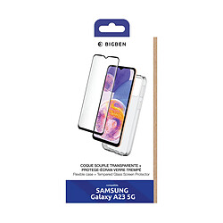 Bigben Pack Samsung Galaxy A23 5G (Coque Transparente + Verre trempé)