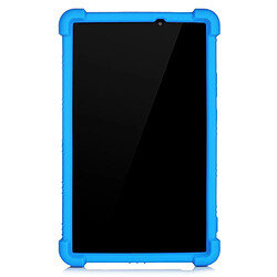 Coque en silicone avec béquille bleu pour votre Huawei MatePad T8