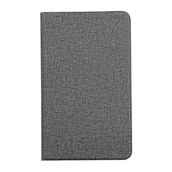 Wewoo Housse Coque Étui de protection universel en TPU toile tissée pour Huawei Honor Tab 5 8 pouces / Mediapad M5 Lite 8 poucesavec support Gris