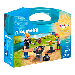 Playmobil® Playmobil 5649 : Family Fun : Mallette transportable de barbecue