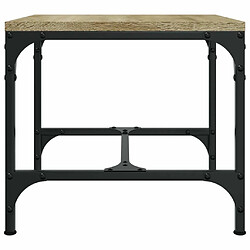 Maison Chic Table basse,Table Console Table d'appoint, Table pour salon Chêne sonoma 50x50x35 cm Bois d'ingénierie -MN98749 pas cher