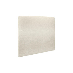 Sommeil de plomb Tete de lit Tapissée Tissu Beige clair L 135 cm - Ep 10 cm rembourré